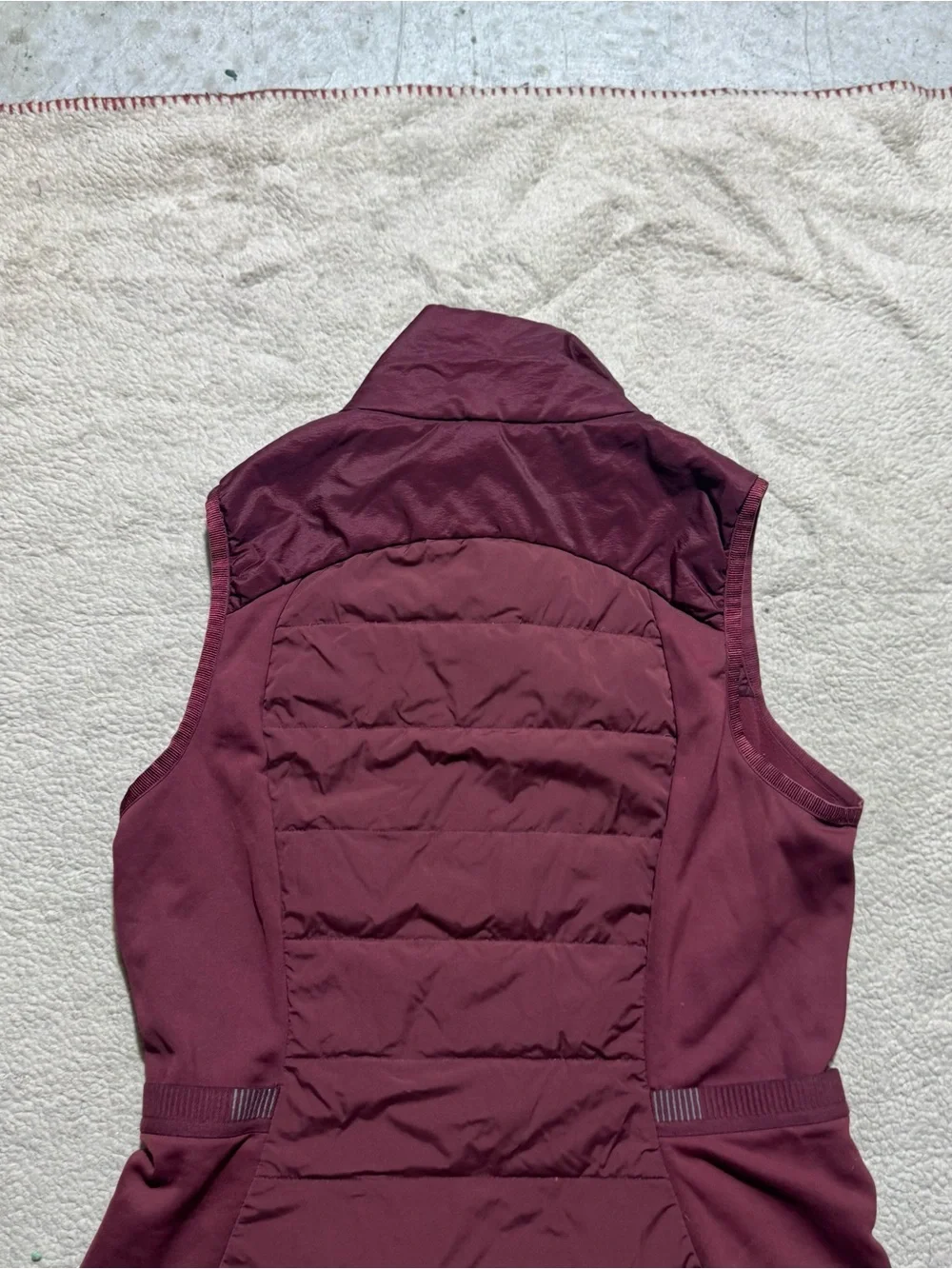 Lululemon Jacket Womens 6 Down For It All Vest Full Zip Grey Goose Down Pockets